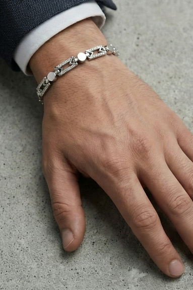 Apex Crystal Link Bracelet