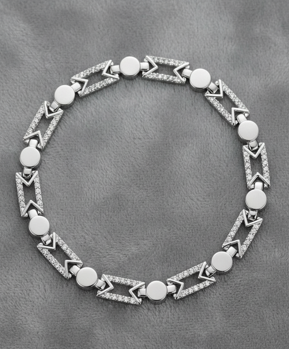 Apex Crystal Link Bracelet