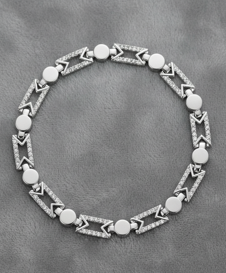 Apex Crystal Link Bracelet