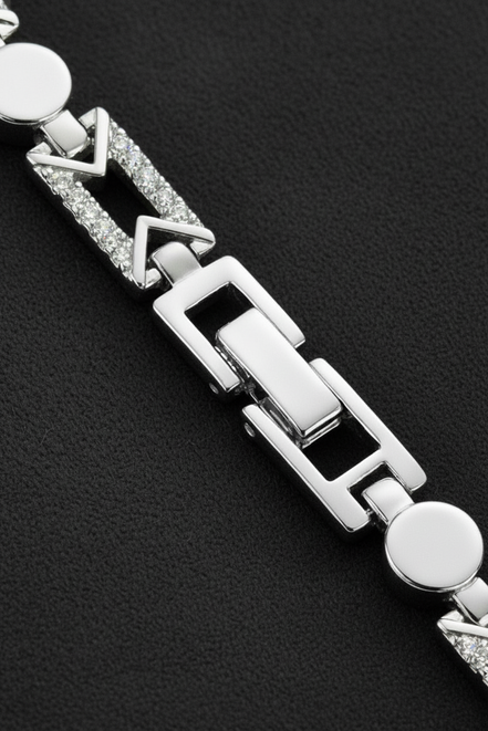 Apex Crystal Link Bracelet