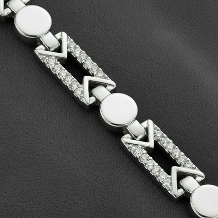 Apex Crystal Link Bracelet