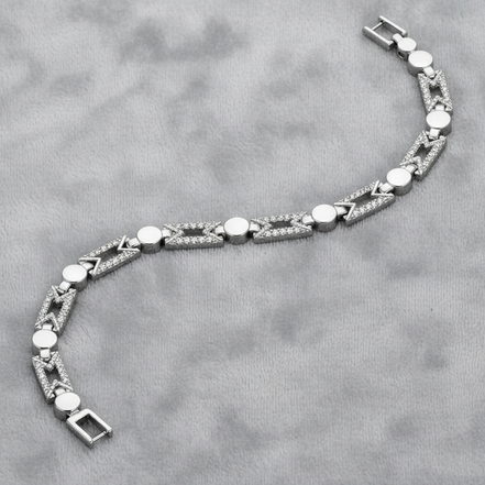 Apex Crystal Link Bracelet