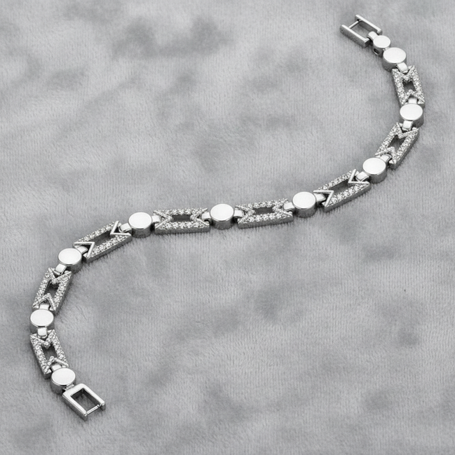 Apex Crystal Link Bracelet