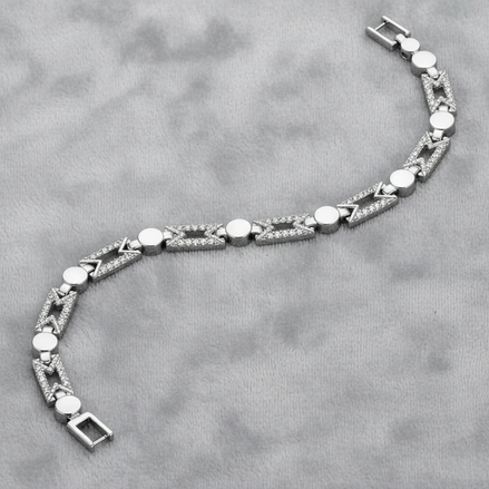 Apex Crystal Link Bracelet