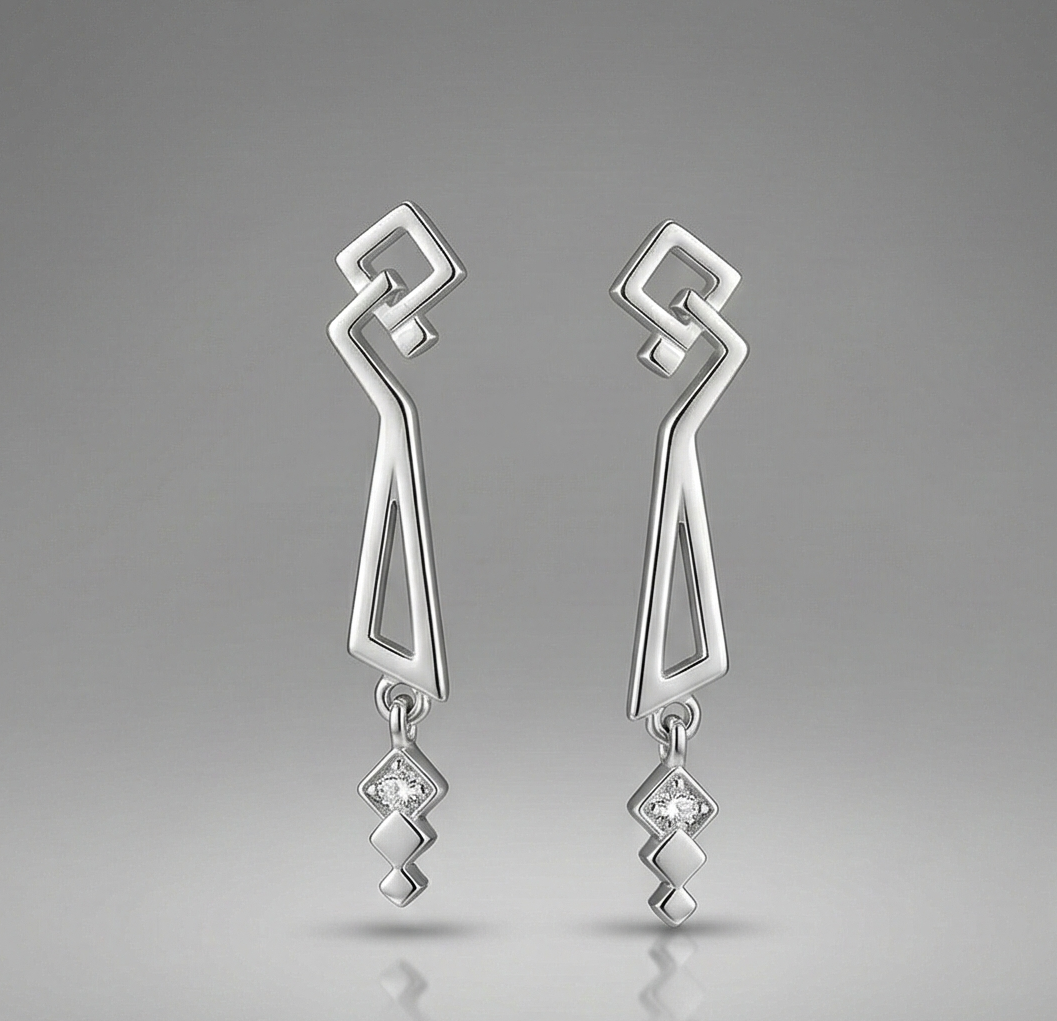 Axiom Drop Earrings