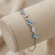 Blue Charm Bracelet