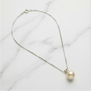 Classic Pearl Solitaire Pendant
