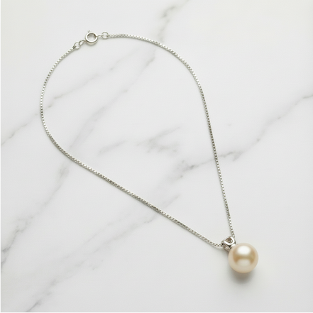 Classic Pearl Solitaire Pendant