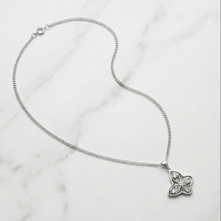 Crystal Butterfly Pendant