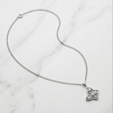 Crystal Butterfly Pendant