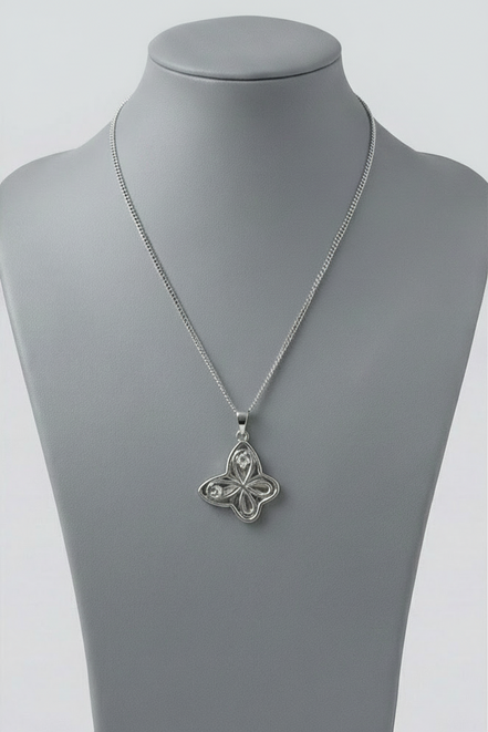 Crystal Butterfly Pendant