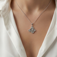 Crystal Butterfly Pendant