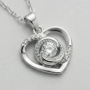 Crystal Heart Pendant