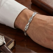 Frosted Matrix Link Bracelet