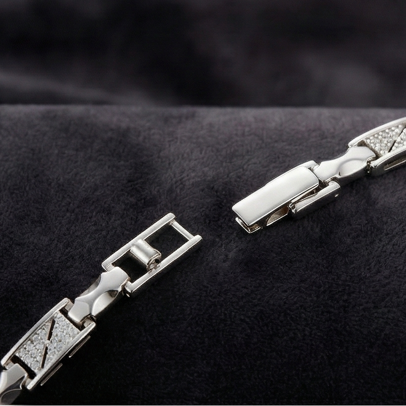 Frosted Matrix Link Bracelet