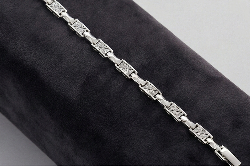 Frosted Matrix Link Bracelet