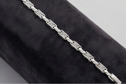 Frosted Matrix Link Bracelet