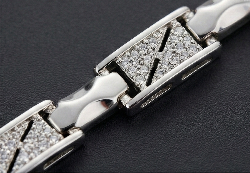 Frosted Matrix Link Bracelet