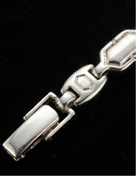 Glacier Hex Link Bracelet