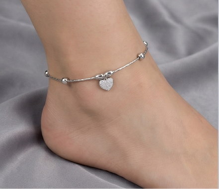 Grace Heart Anklet