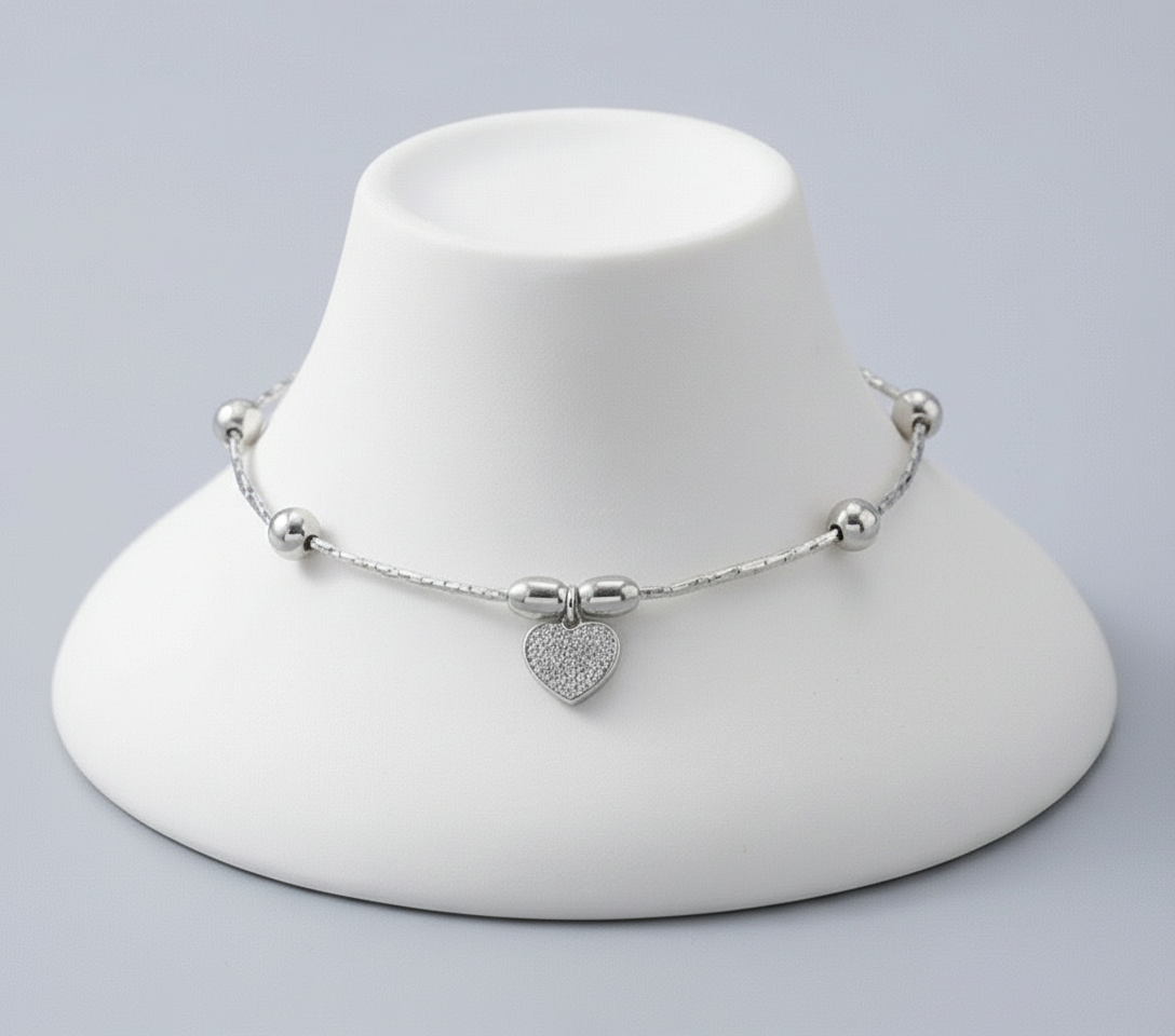 Grace Heart Anklet
