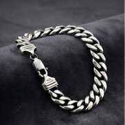 Gunmetal Grey Cuban Link Bracelet