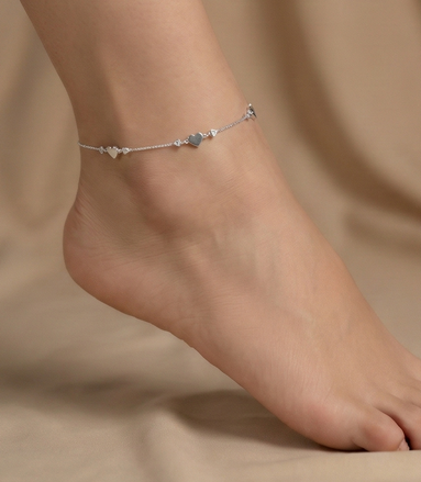 Heartline Anklet
