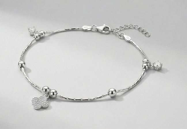 Luminous Bloom Anklet