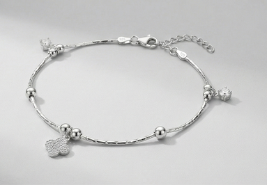 Luminous Bloom Anklet
