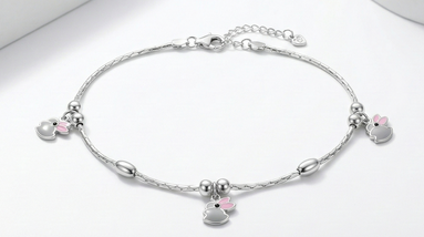 Moonlit Bunny Anklet