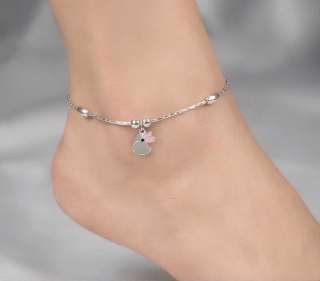Moonlit Bunny Anklet