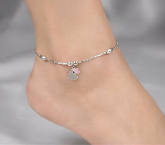 Moonlit Bunny Anklet