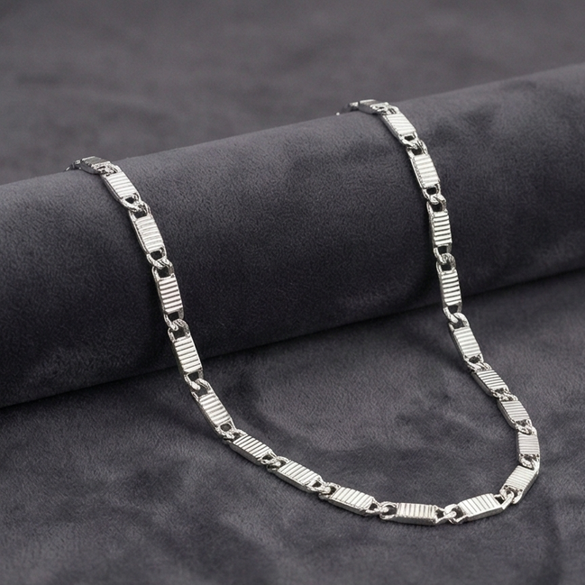 Nawabi Silver Chain