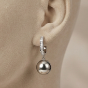 Orbit Sphere Drop Earrings