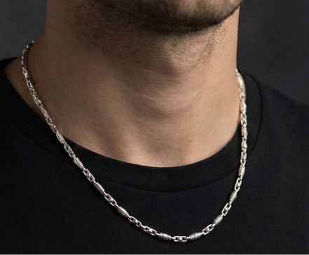 Orion Textured Link Chain