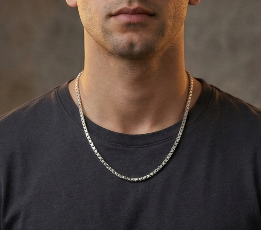 Silver Box Chain