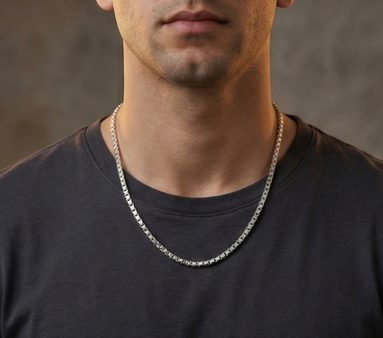 Silver Box Chain