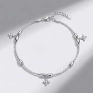 Starlit Petals Anklet