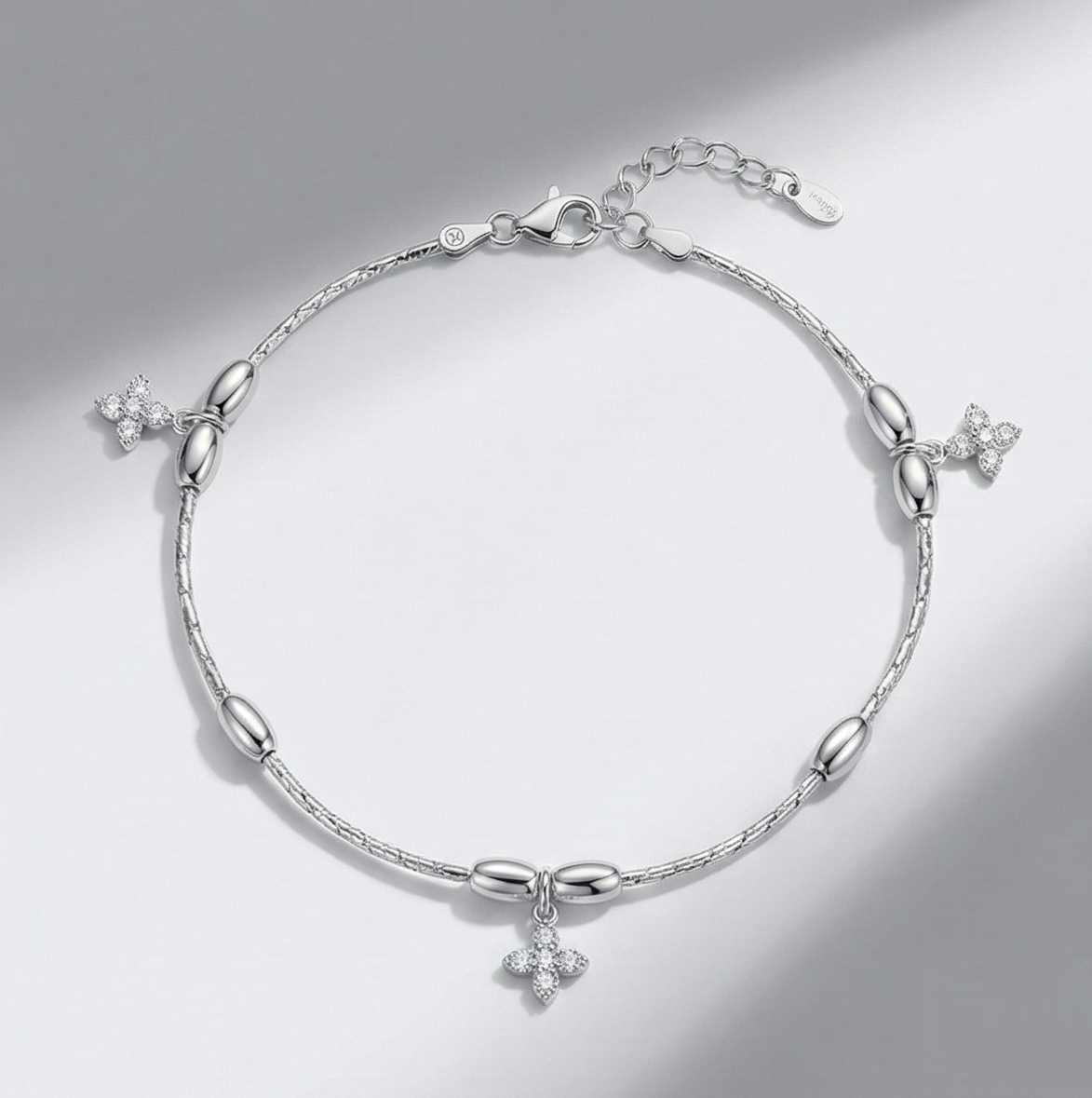 Starlit Petals Anklet