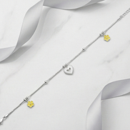 Sunlit Blossom Anklet