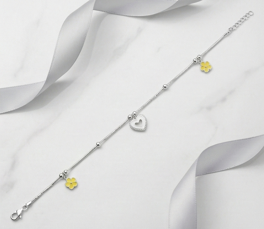 Sunlit Blossom Anklet