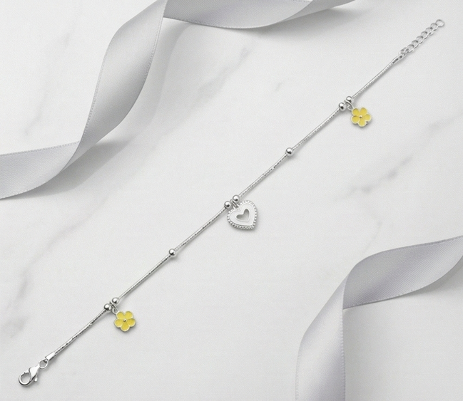 Sunlit Blossom Anklet