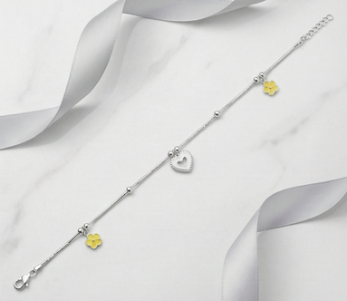 Sunlit Blossom Anklet