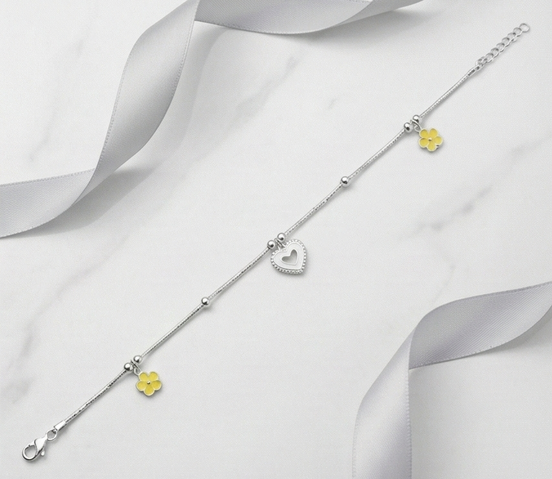 Sunlit Blossom Anklet