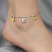 Sunlit Blossom Anklet