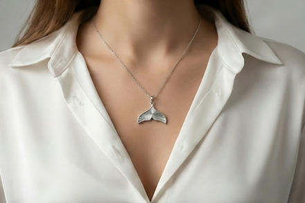 Whale Tail Pendant