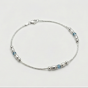 Azure Drift Anklet
