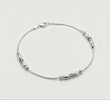 Azure Drift Anklet